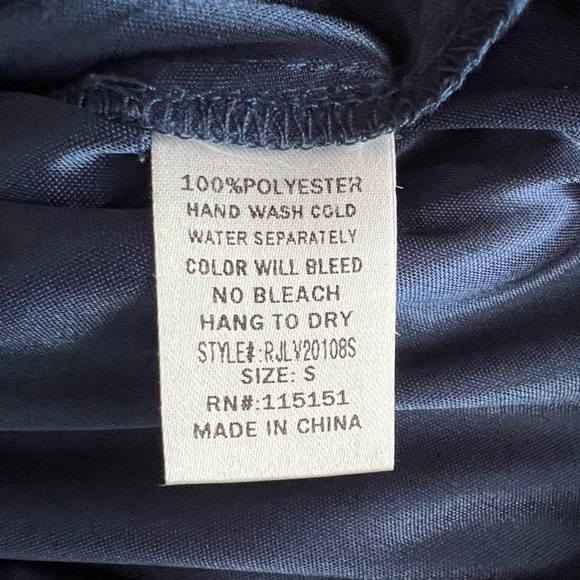 Romeo and Juliet Silky Neck Tie Blouse - Picture 4 of 9